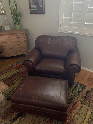 Santa Fe chair and ottoman.  SUPER comfy and roomy!