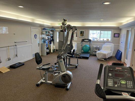 Our therapy gym is designed with you in mind, providing a welcoming and supportive environment to help you on your journey to recovery.