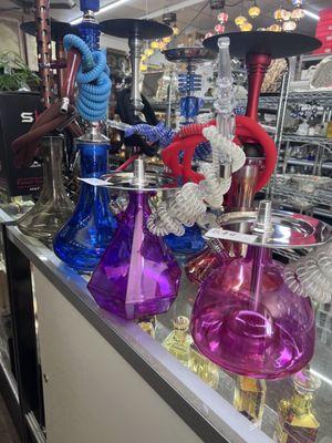 New Hookas to choose from!