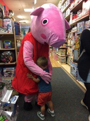 Big hug from Peppa!