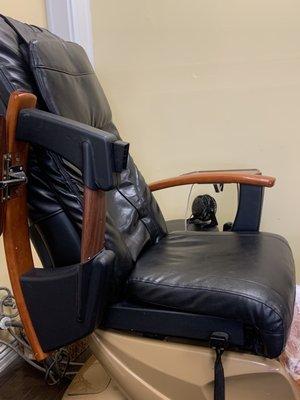 Awesome massage chair, many different choices; lower back, full back, shoulders and neck. Very comfortable. 5 stars