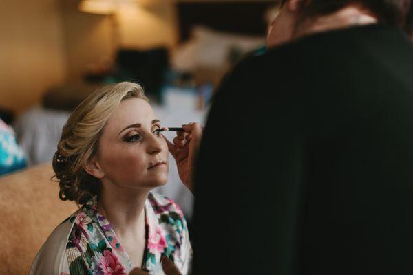 Bridal Makeup Application