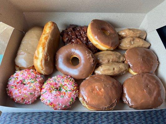 Dozen mixed donuts