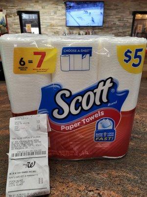 Good deal for paper towel $5