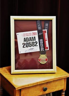 Custom framing for medals, jerseys & sports memorabilia.