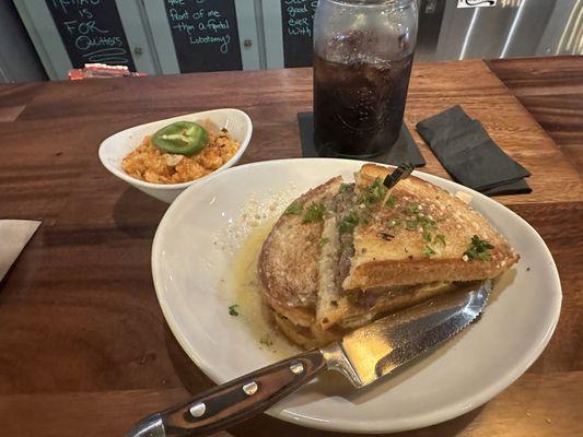 Prime Rib Sandwich & Kimchi Rice