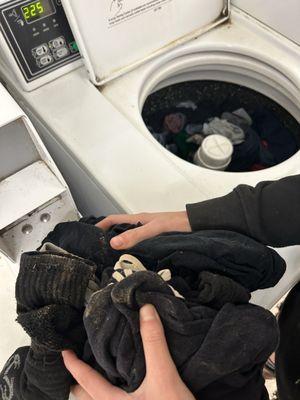 Washers not washing correctly