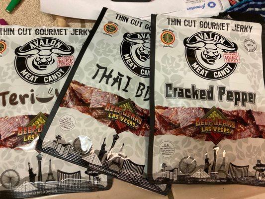 3 packs of jerky