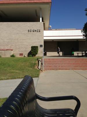 The science building.