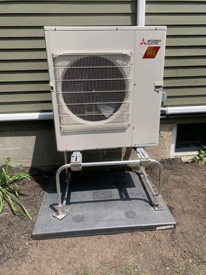 Outdoor Mitsubishi Mini-Split Condenser