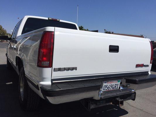 1996 GMC Sierra. Complete paint job.