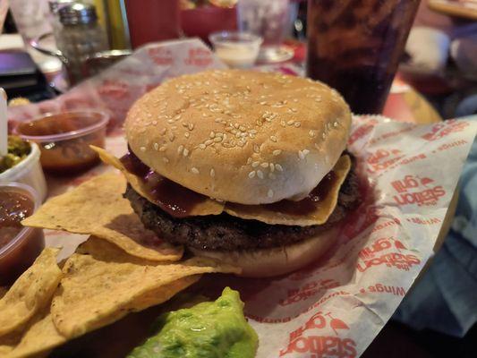 Macho Nacho Burger