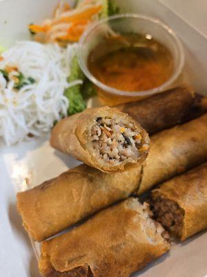 Imperial egg rolls $10.95 + tax