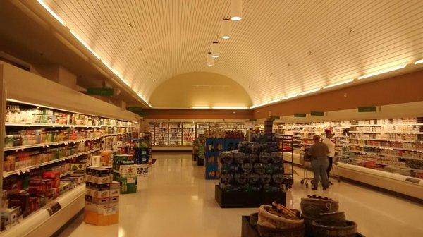 My favorite part of the store! Arch ceiling!