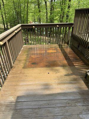 After picture of a hot tub removal in Denville, New Jersey