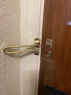 No security lock