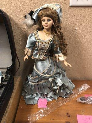 Porcelain doll-$15