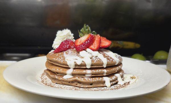 Chocolate Abuelita pancakes