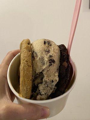 Ice cream Sandwich cookie