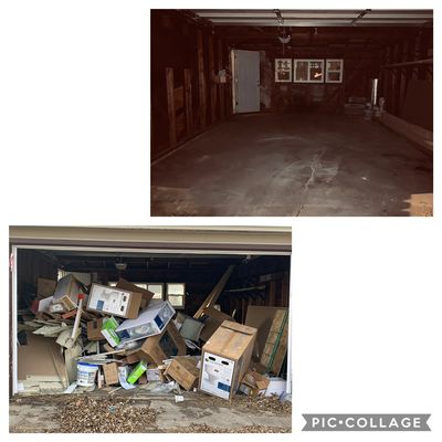 Garage clean out! All garbage and debris removed and properly disposed of!