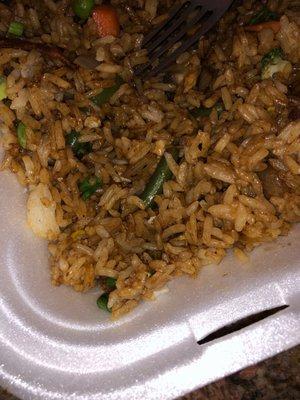 Fried rice veggie