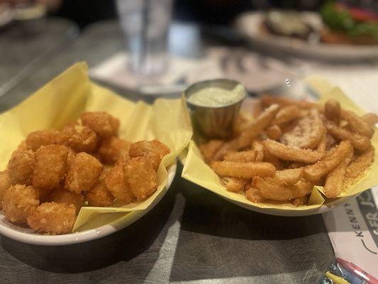 Tots and Truffle Parmesan Fries