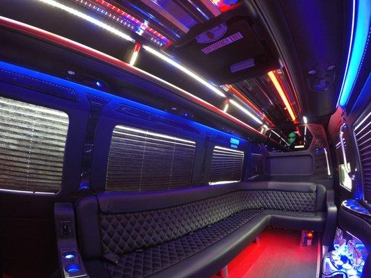 10 Passenger Party Bus Rentals in Los Angeles