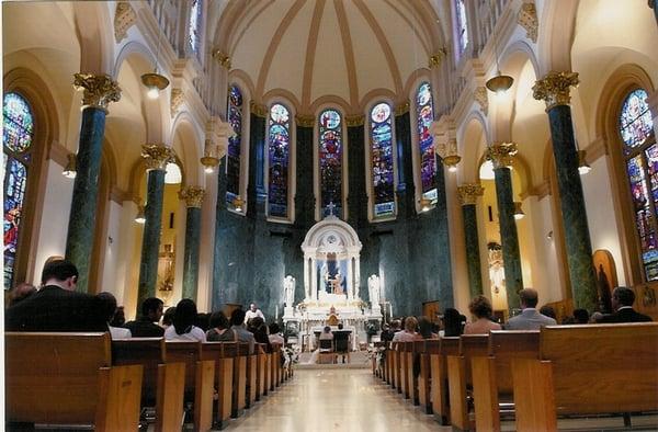 The interior of St. Anthony's