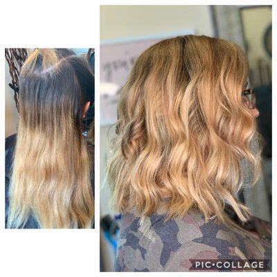 Highlight/Balayage & haircut