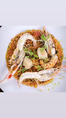 Seafood risotto