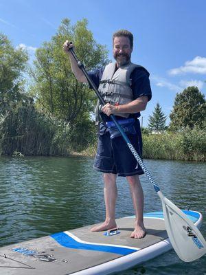 Paddle boarding