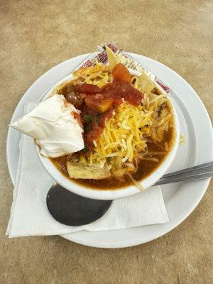 Chicken enchilada soup