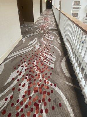 The Petal covered carpet