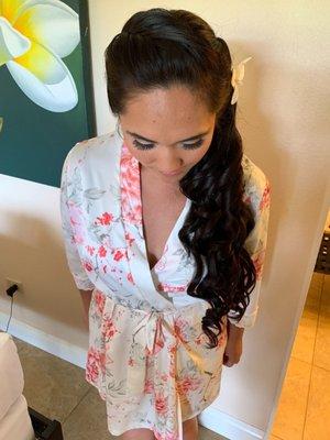 Bridal Hair On Maui