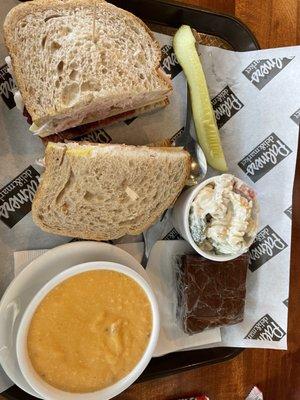 Wisconsin Cheese Soup with Specialty Sandwich Combo