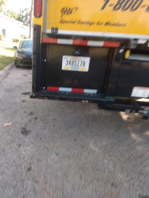 License plate for Penske truck