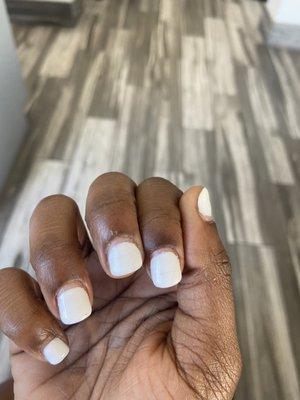 Nails chipped within 5 days. Very racist staff. Very condescending.