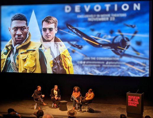 Q&A after the screening of DEVOTION.