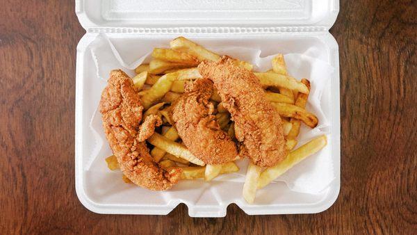 Chicken Tenders made your way-- Naked, Spicy, or Hot!