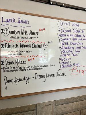 Daily Specials