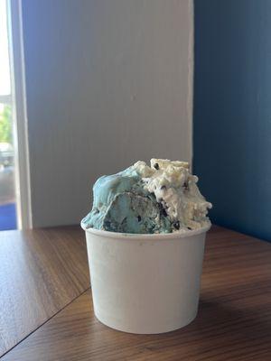 Cookie Monster and Cookie Dough ice cream