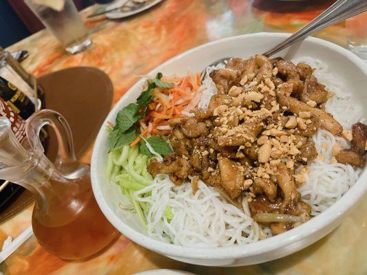 Vermicelli Rice Noodles, excellent flavour and fresh.