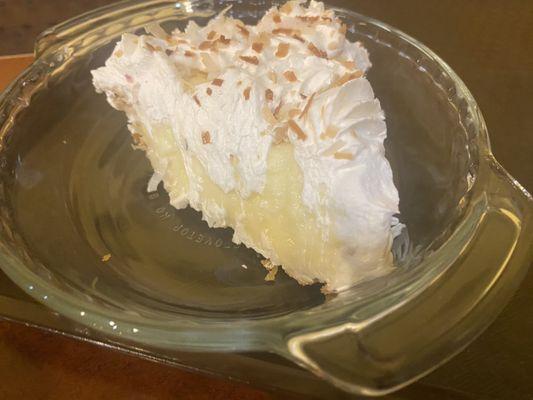 coconut cream pie