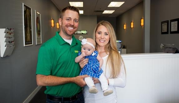 Dr. Zach with his family