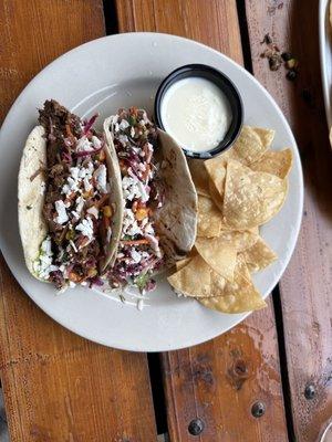 Awesome brisket tacos!