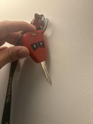 new key