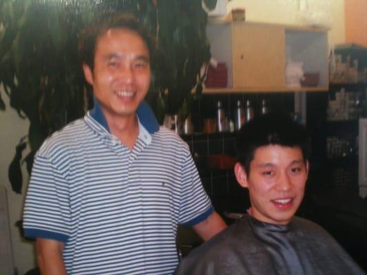 Lin-do: Jeremy Lin has been getting styled by owner Jimmie since he was little! Maybe some of that magic will rub off...