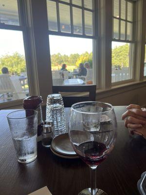 View of the Golf course & patio