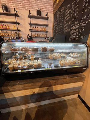 Display of baked goods.