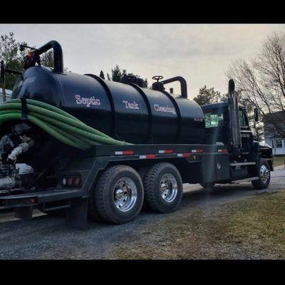 Johns Septic Pumping Truck.